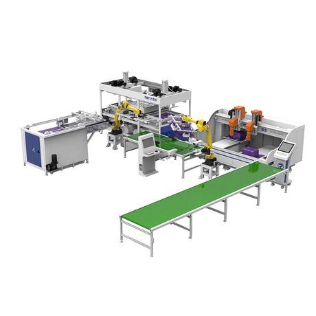 خط إنتاج ذكي للأمتعة الصلبة لتشكيل التشذيب