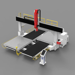 جهاز التوجيه CNC ذو الطاولة المزدوجة 5 محاور 